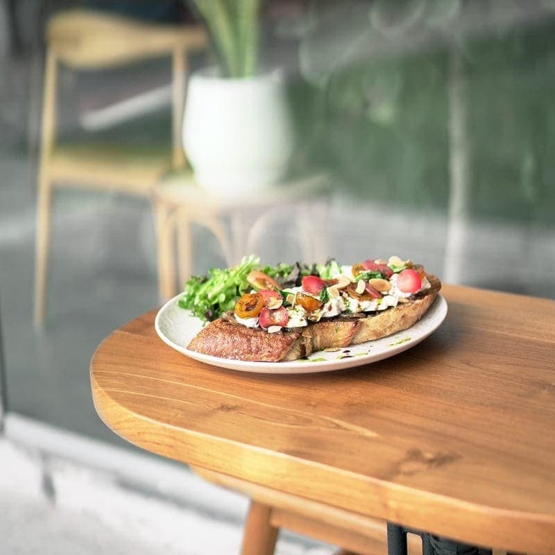 the brewing ground Avocado & Ricotta Tartine