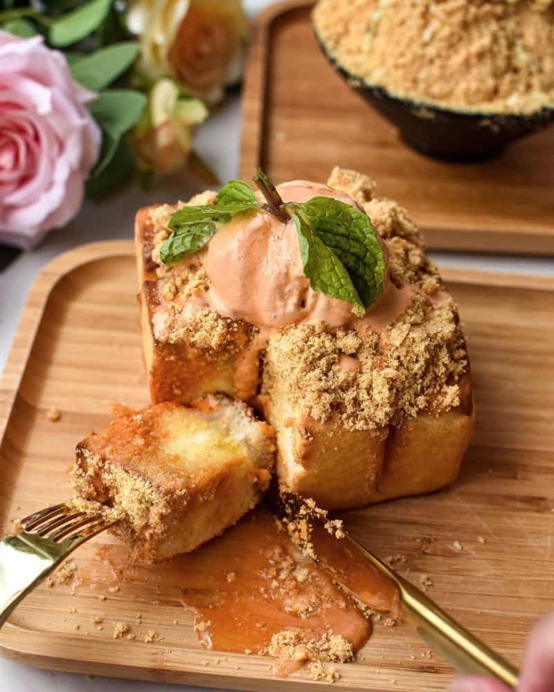 wan wan thai cafe milk tea toast