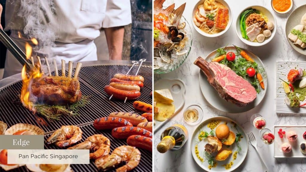 Edge at Pan Pacific Singapore - ladies dine free promotion