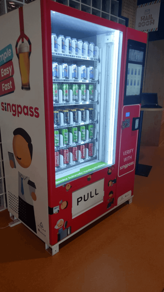Singpass alcohol vending machines 1