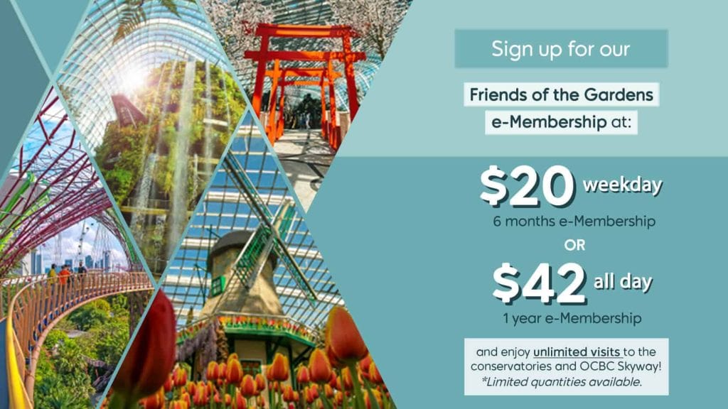 garden by the bay unlimited weekday visit