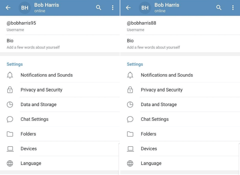 telegram hacks-unique usernames