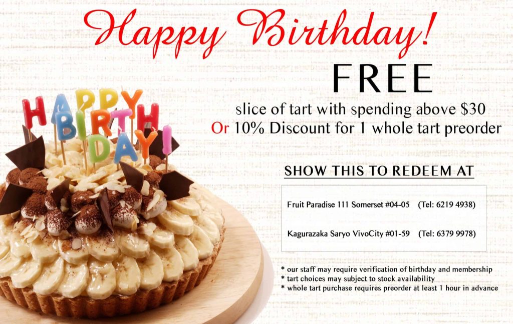 birthday deals