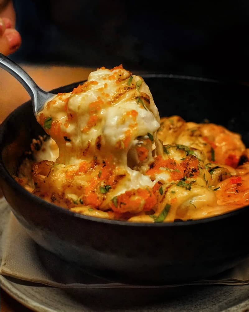 five oars coffee roasters east coast mentaiko mac & cheese