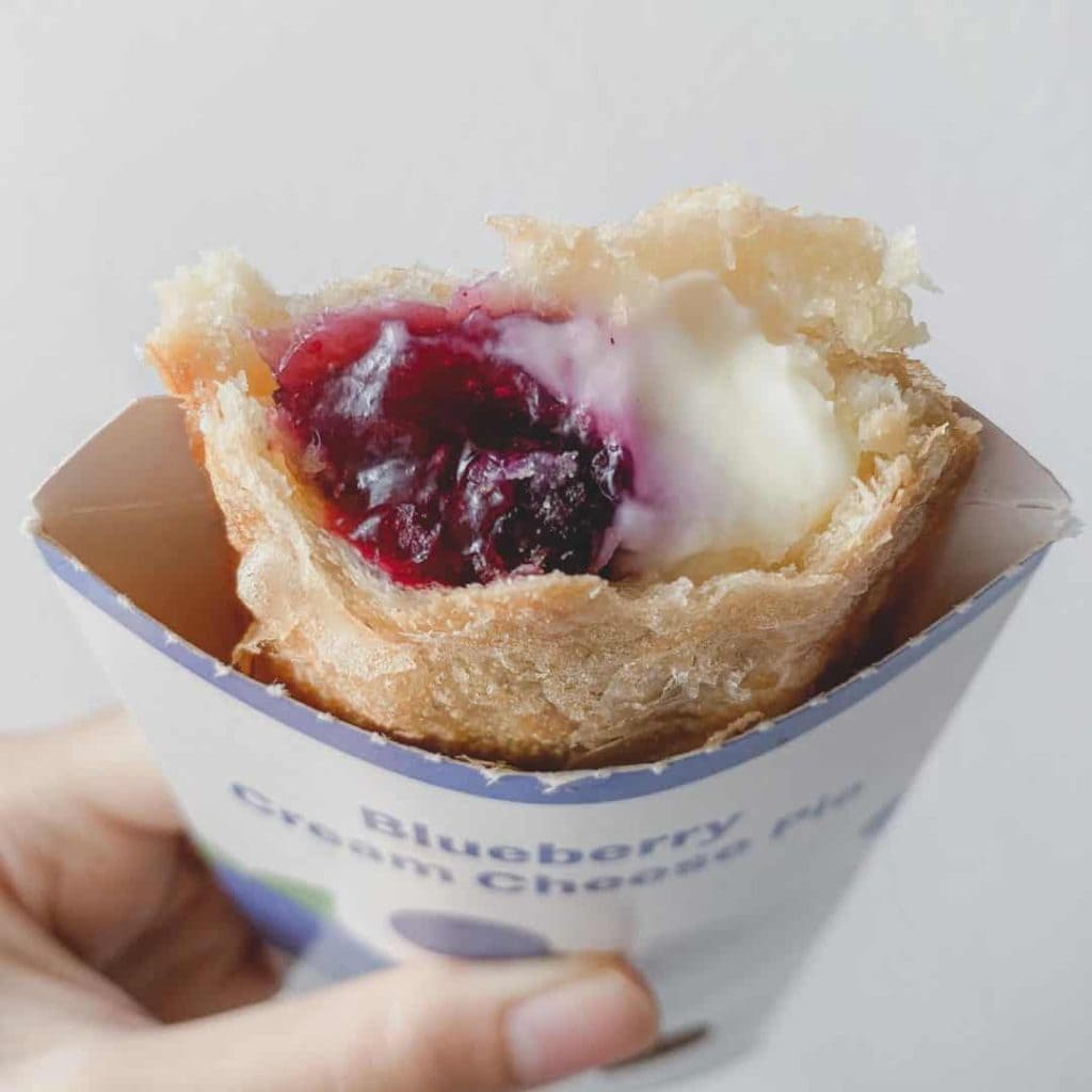 mcdonald's blueberry cream cheese pie