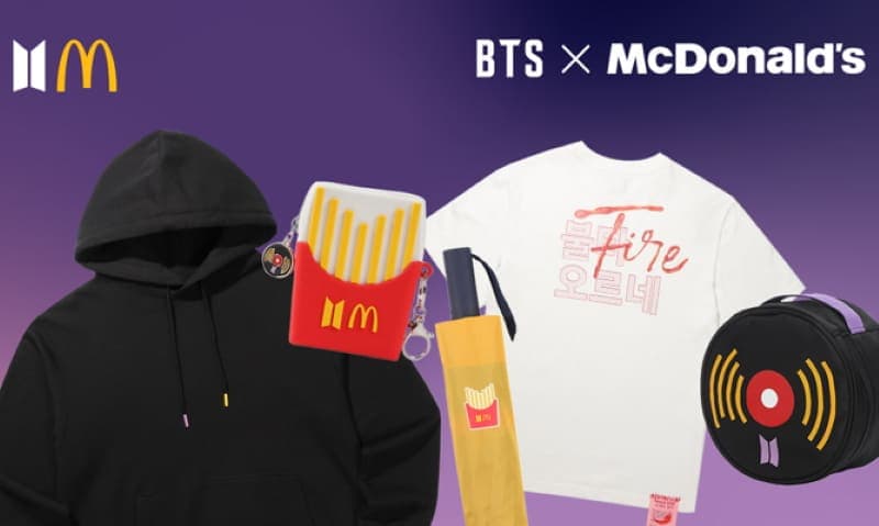 bts x mcdonald's meal singapore