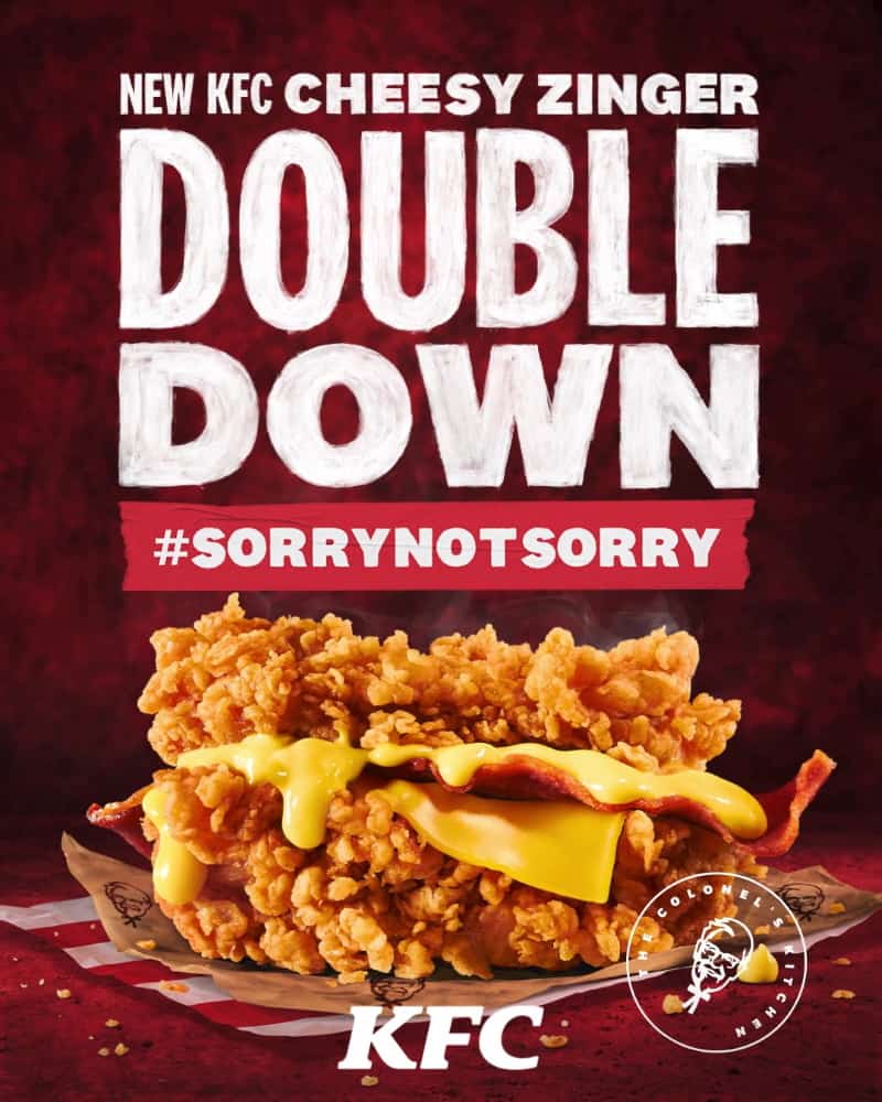 lfc cheesy zinger double down