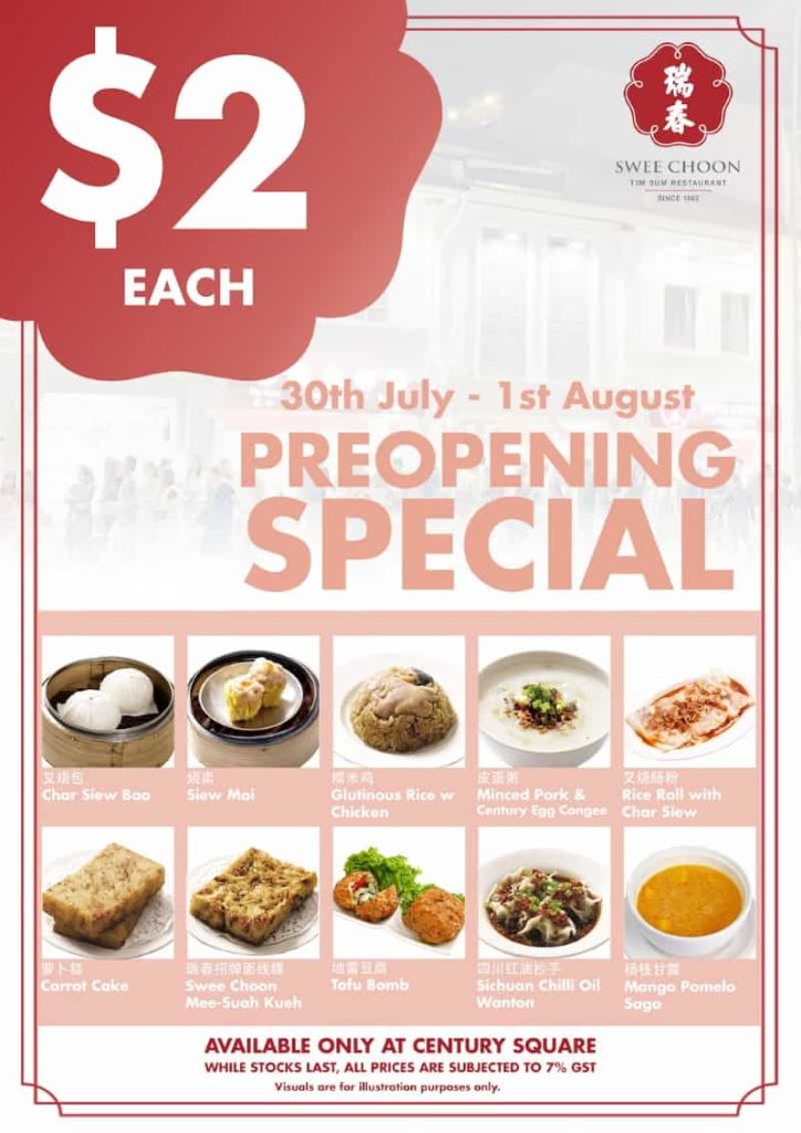 swee choon century square opening promo