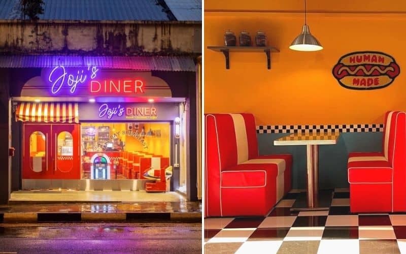 themed cafes singapore joji's diner