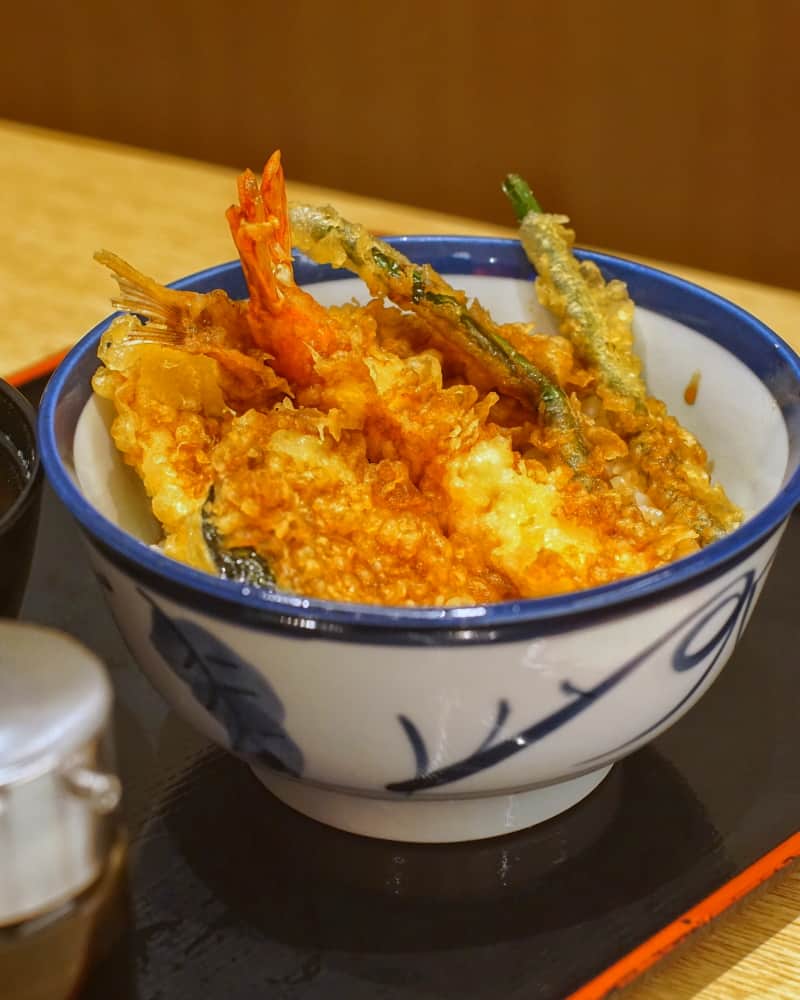 tempura tendon tenya ion orchard
