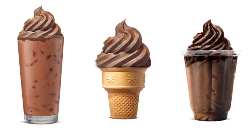 burger king belgian chocolate ice cream