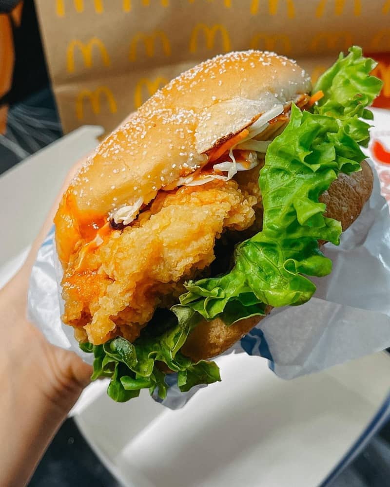 mcdonald's crispy hainanese chicken burger
