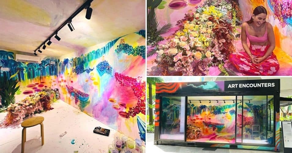 bugis floral ciontainer exhibit