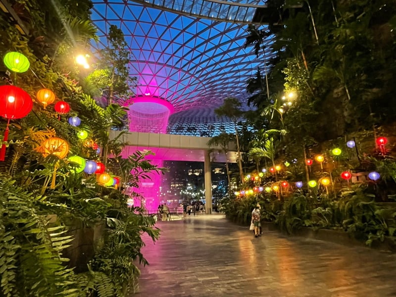 mid-autumn festival light changi jewel