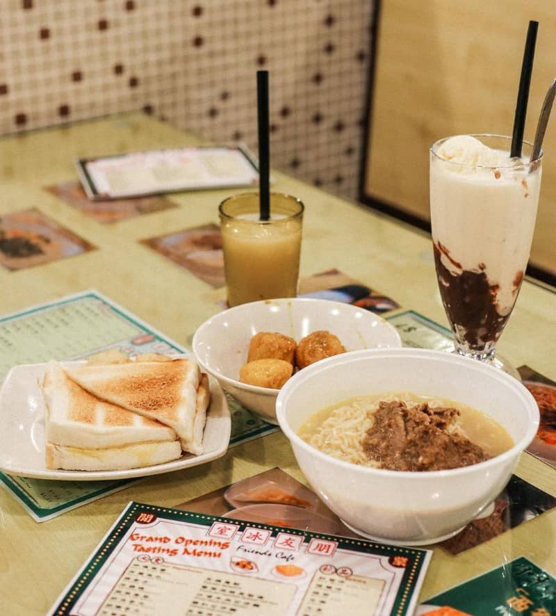 friends cafe hk singapore