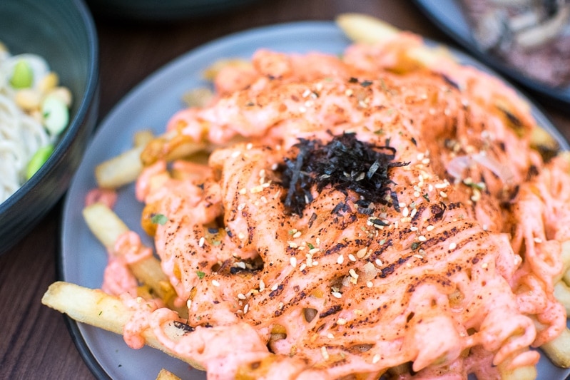 Daizu Cafe mentaiko fries
