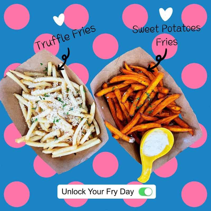 Fries at D'Pasta Hero