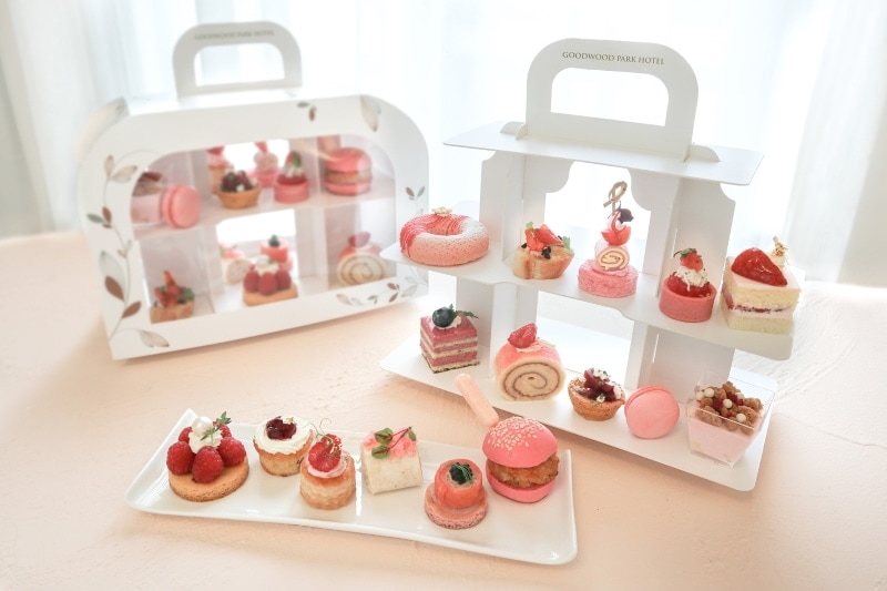 goodwood park pink high tea rosy medley