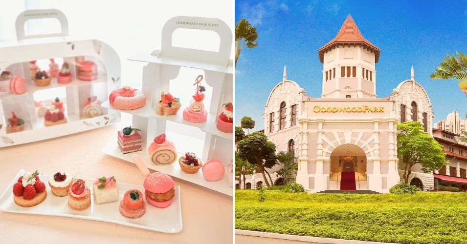 goodwood park pink high tea rosy medley