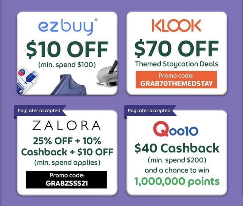 Maximise your GrabRewards points with online shopping