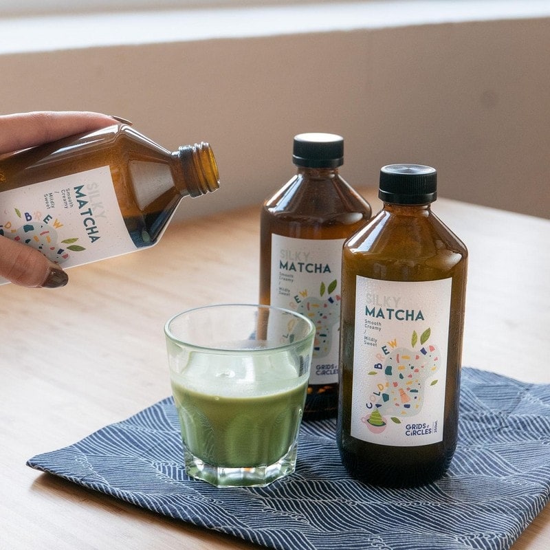 Grids' new silky matcha (F&B)