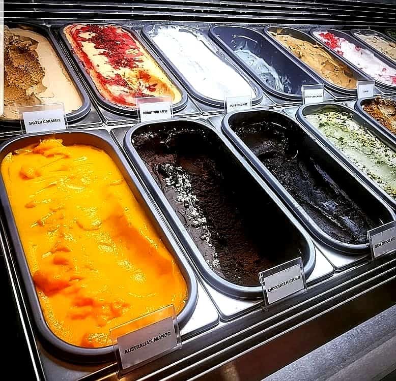 Monday Blue ice cream