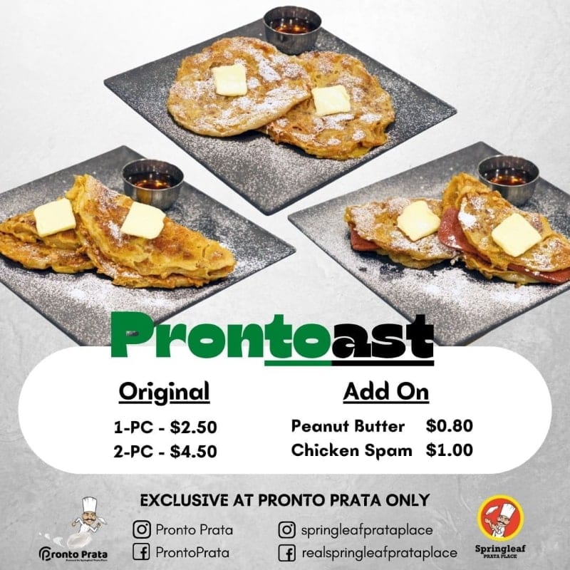 pronto prata singapore