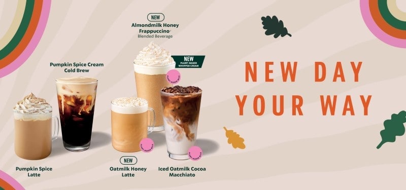 pumpkin spice latte starbucks singapore 2021
