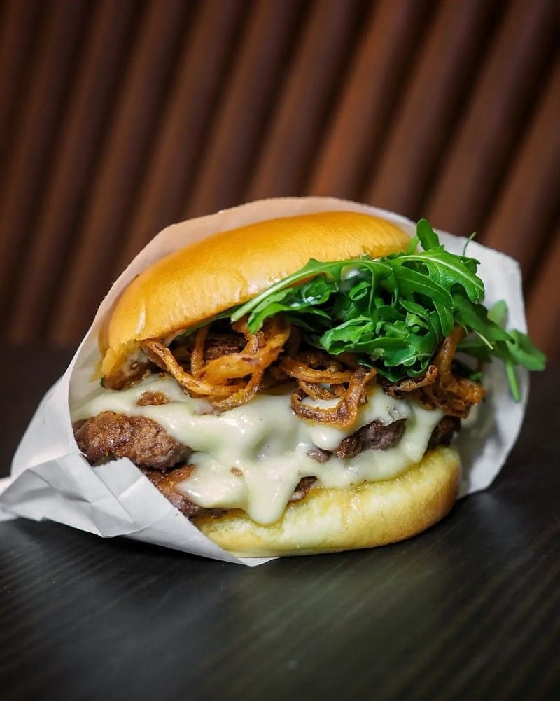shake shack black truffle burger