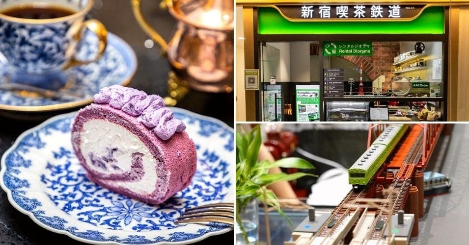 shinjuku kissa tetsudo singapore rail cafe