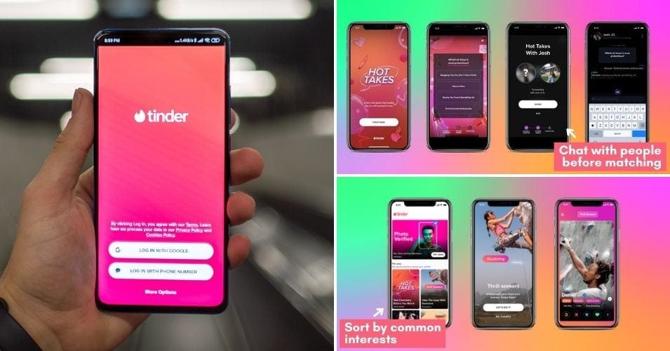 tinder explore features singapore