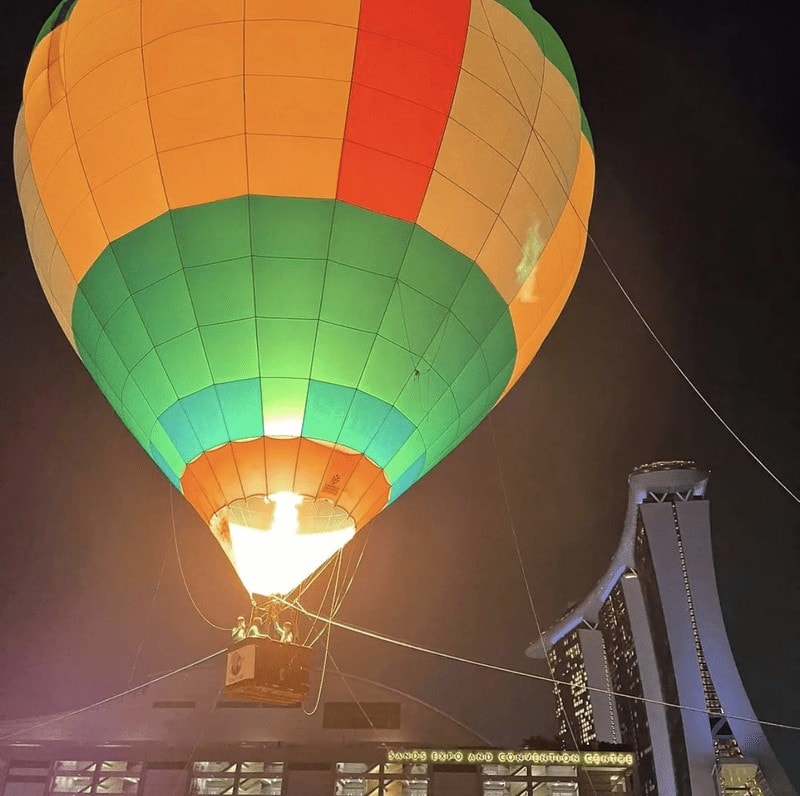 hot air balloon ride