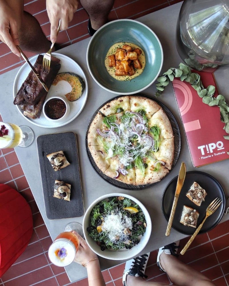 tipo pizzeria e trattoria