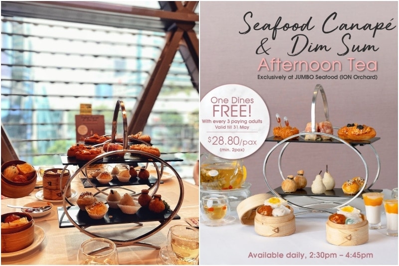 jumbo seafood afternoon tea