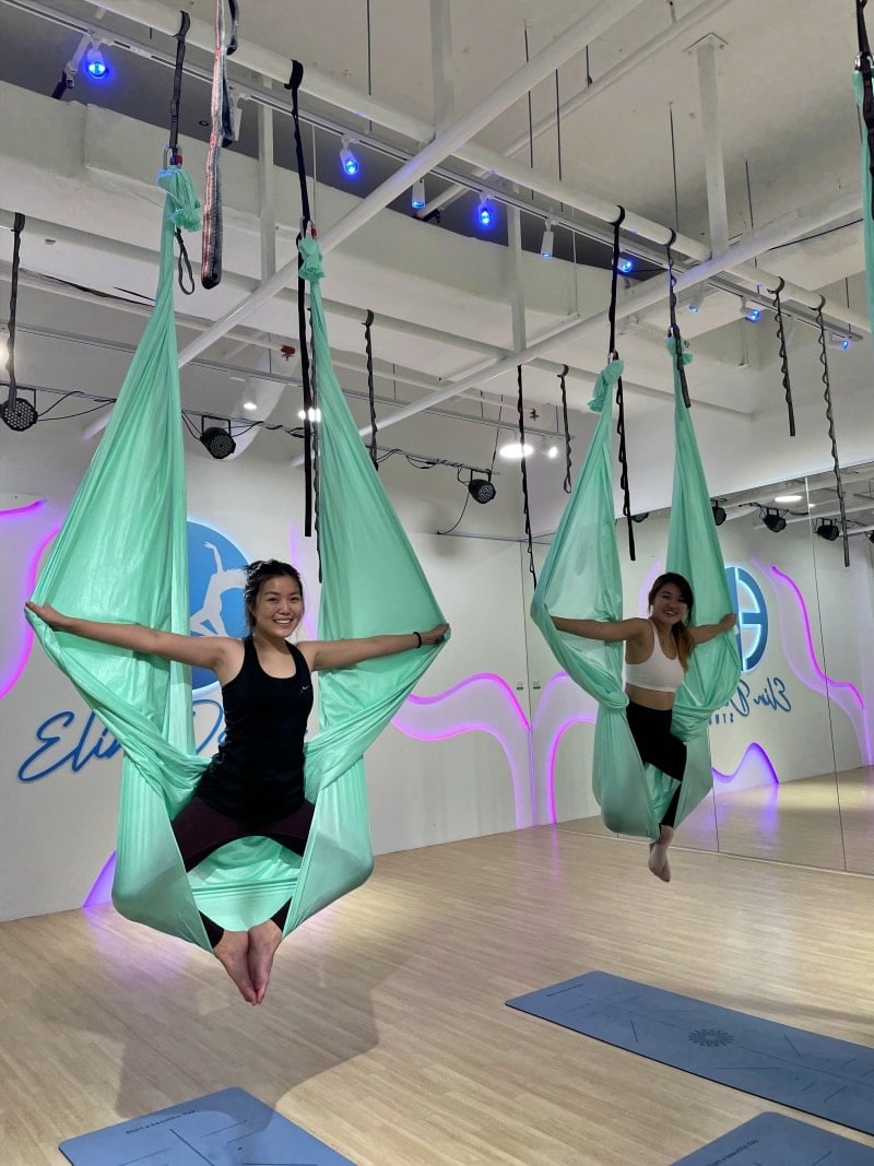 elin dance studio aerial yoga