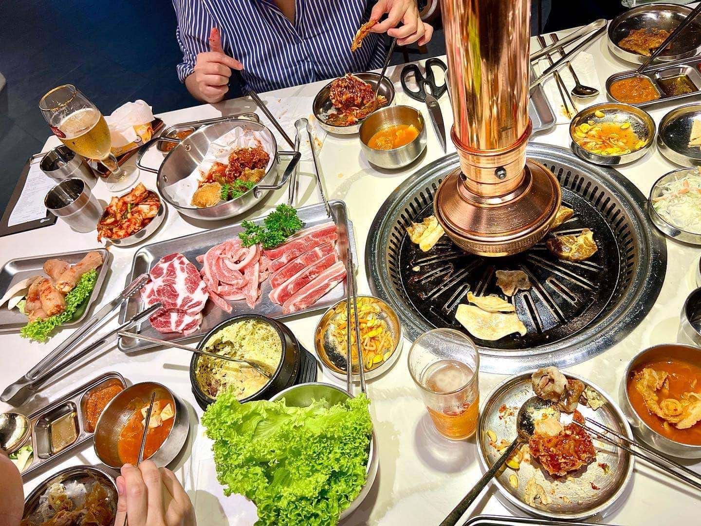 korean charcoal bbq kbbq wood smoke singapore