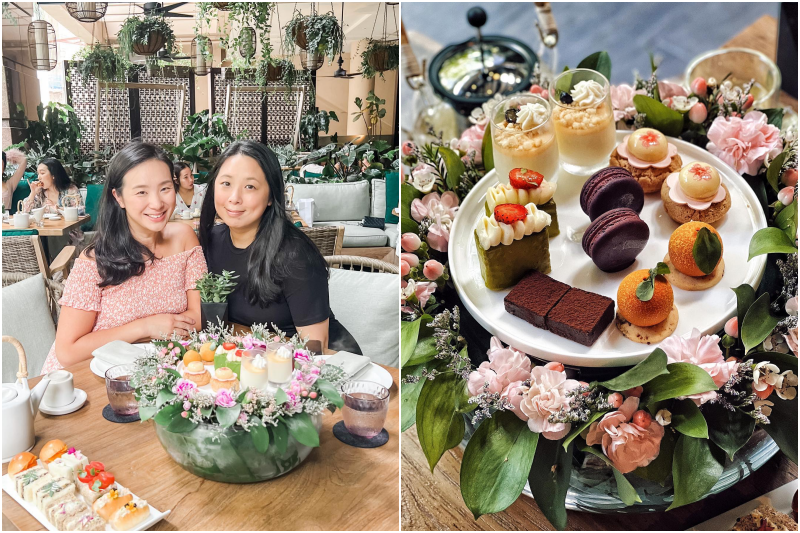 floral afternoon tea