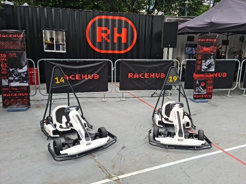 RaceHub Singapore electrical go karts