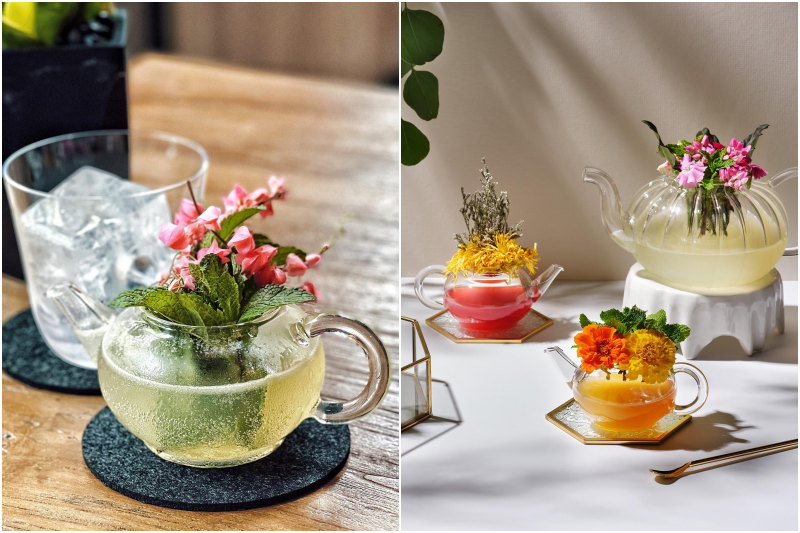 floral afternoon tea