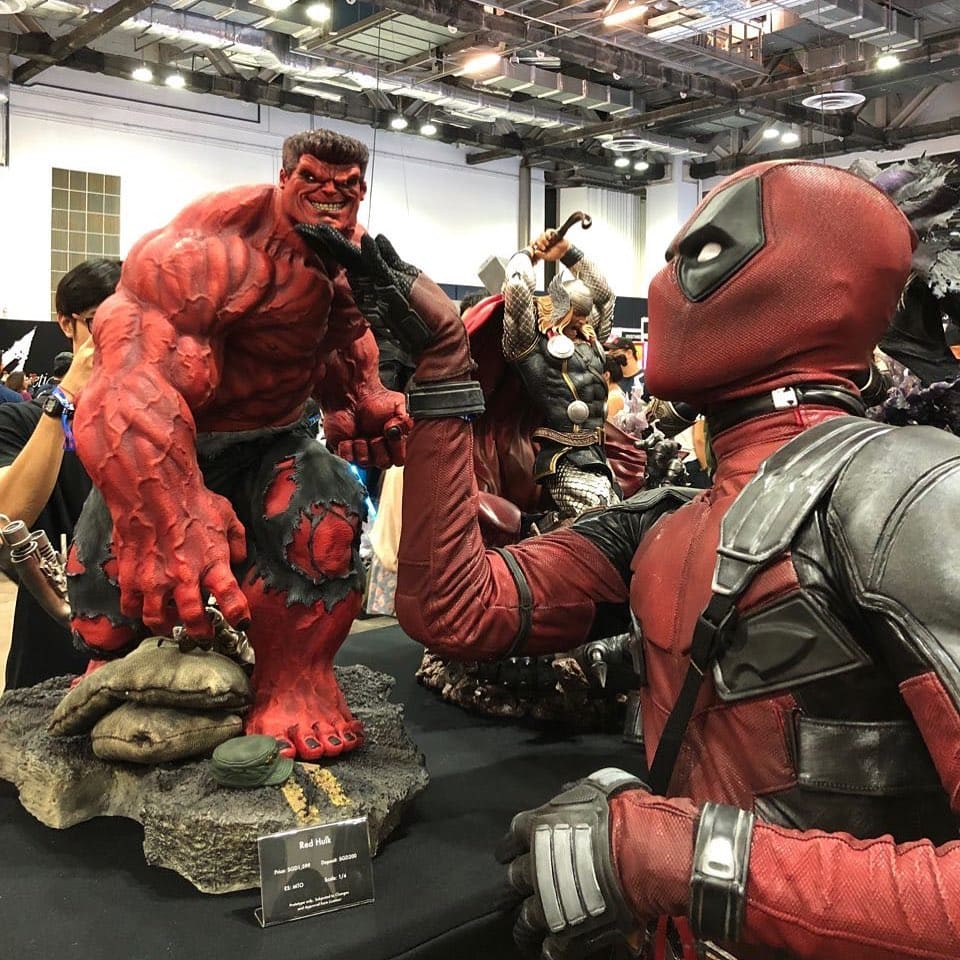 singapore comic con deadpool cosplay
