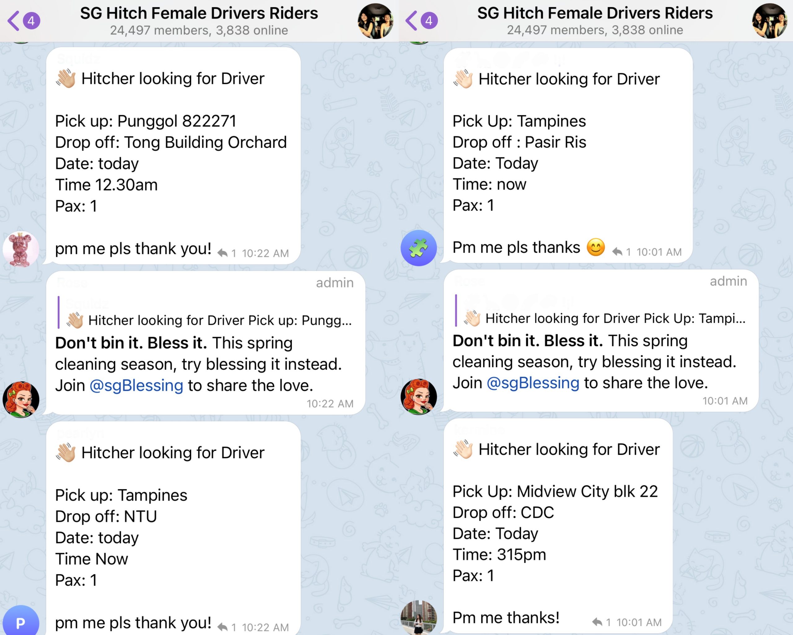 Singapore Telegram channels