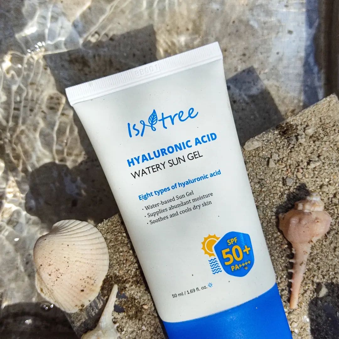 isntree hyaluronic acid watery sun gel