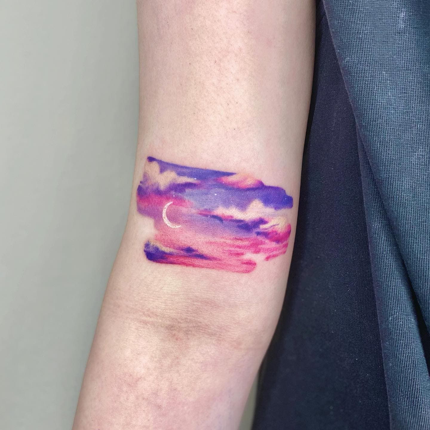 korean style tattoo artist singapore Korean watercolour