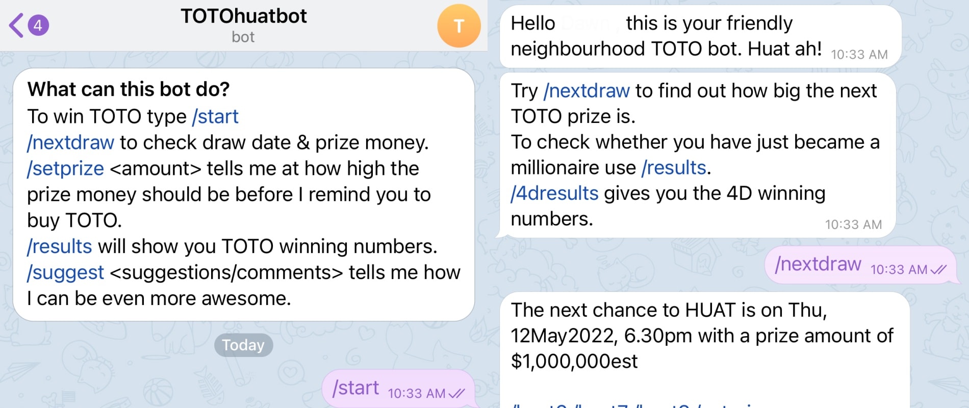 Singapore Telegram channels