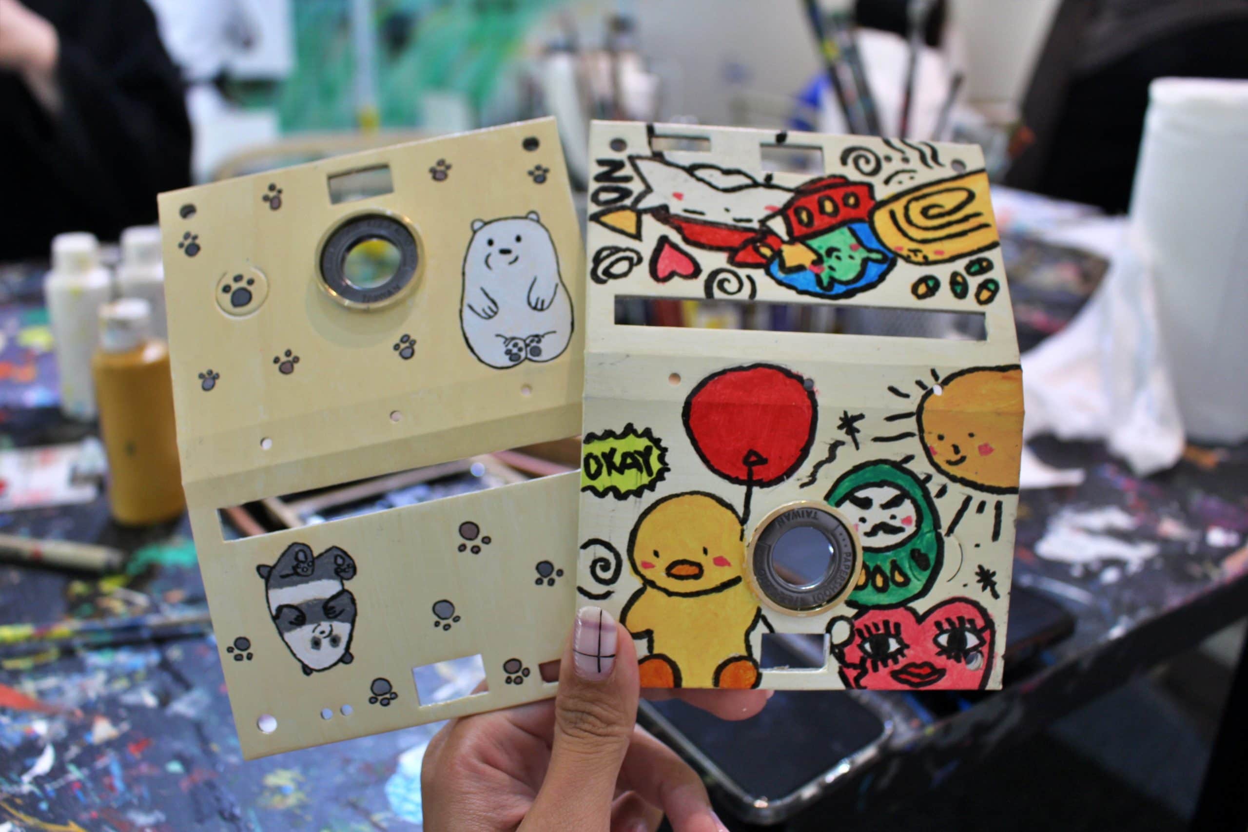 avant garde art space custom camera workshop paper shoot camera