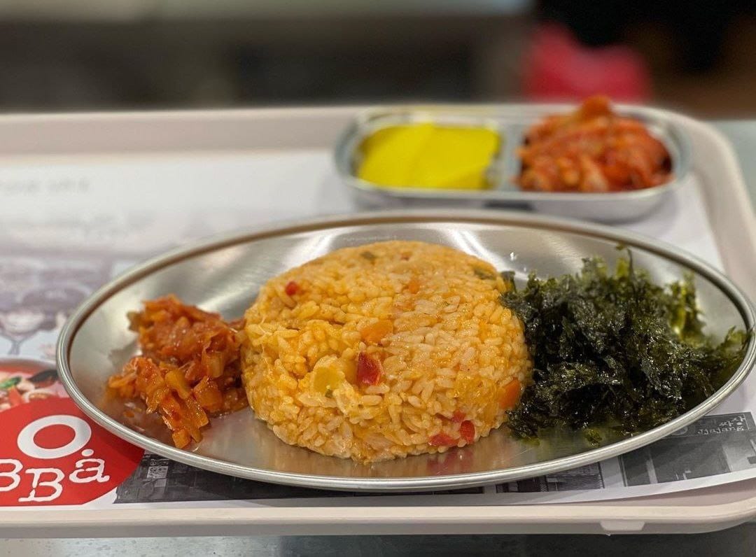 o.bba jjajang express kimchi fried rice