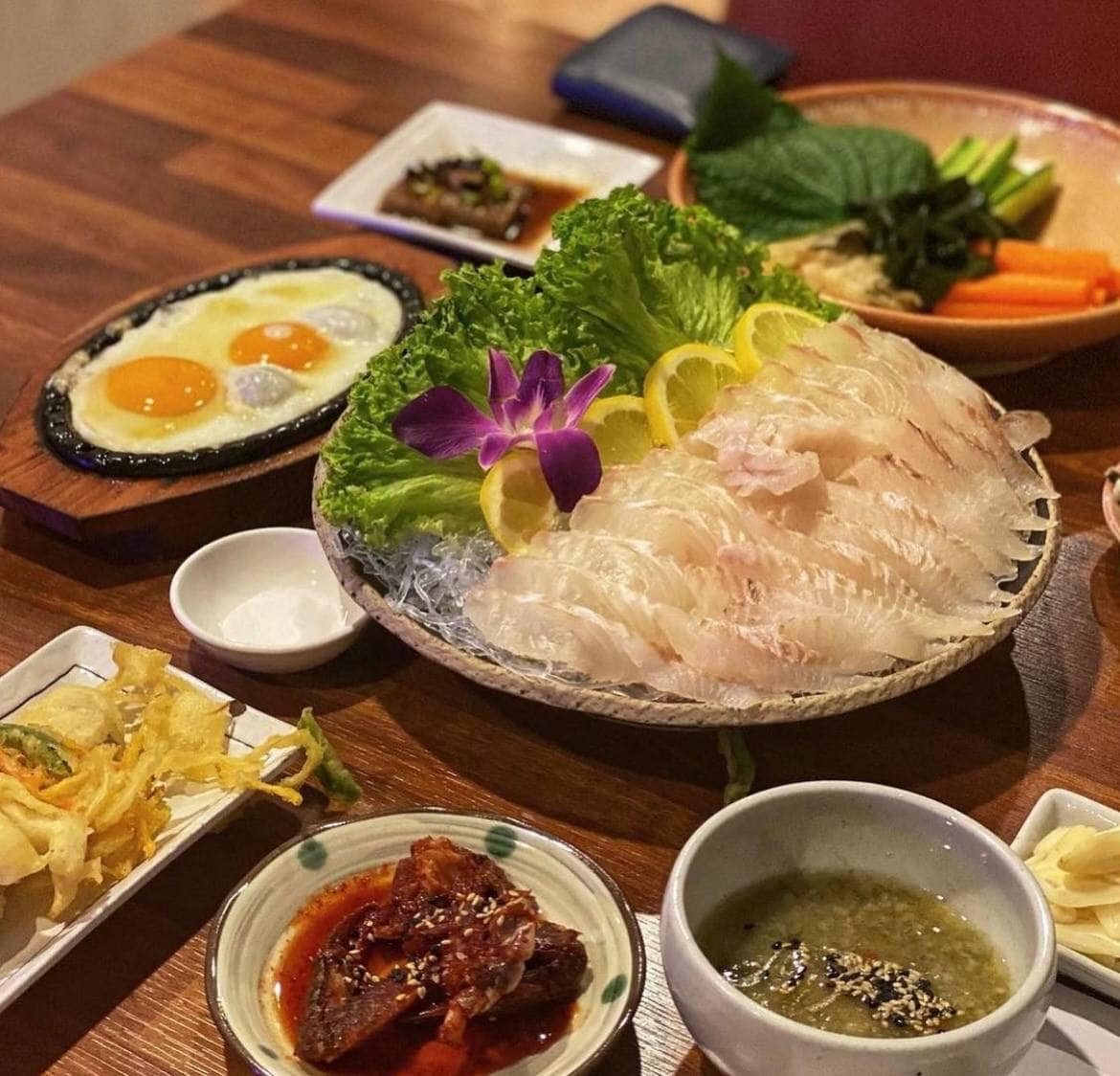 Badam Korean sashimi