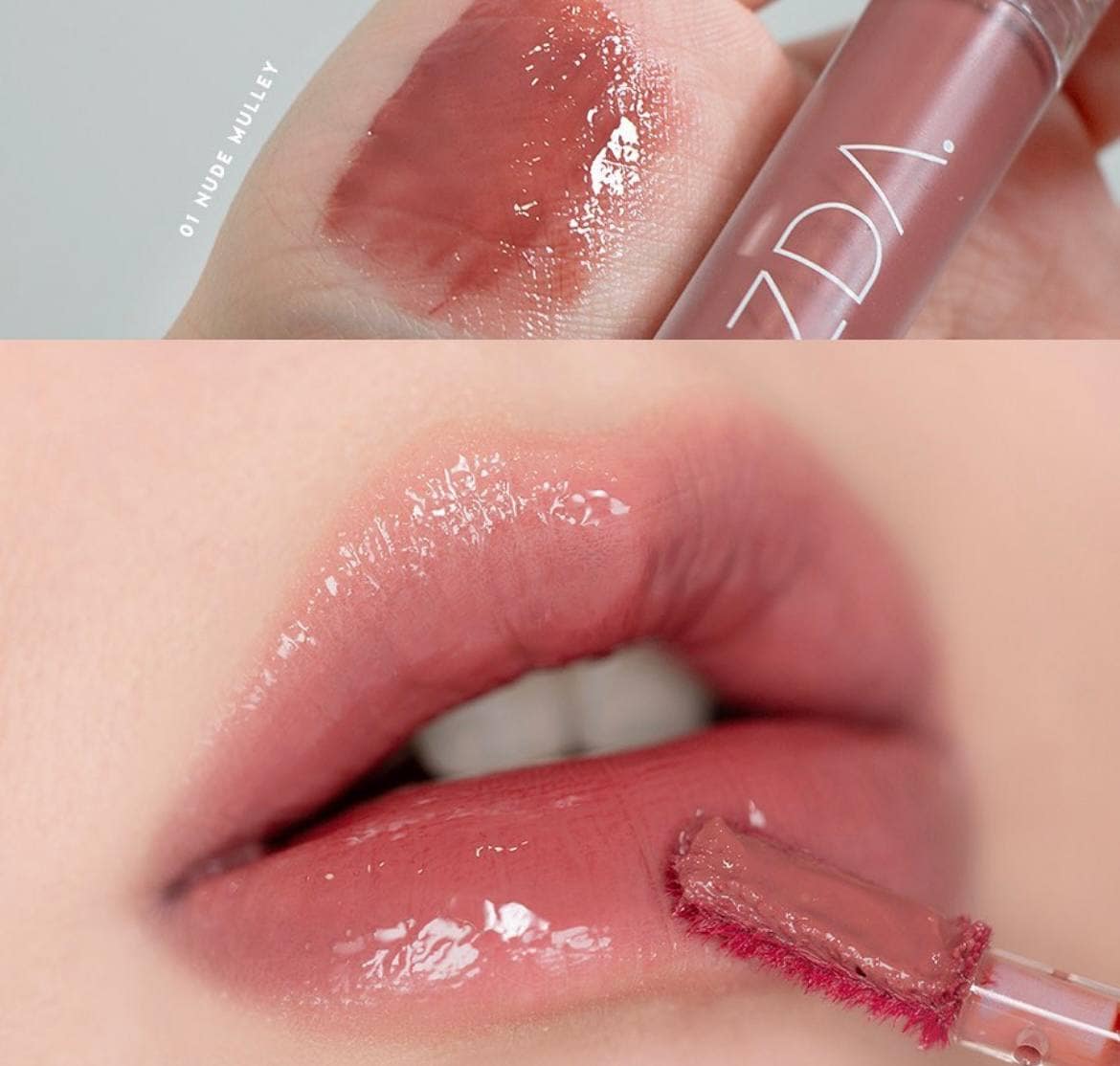 milk tea lip shade lizda