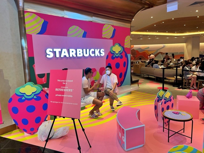 Starbucks Singapore Pink Drink