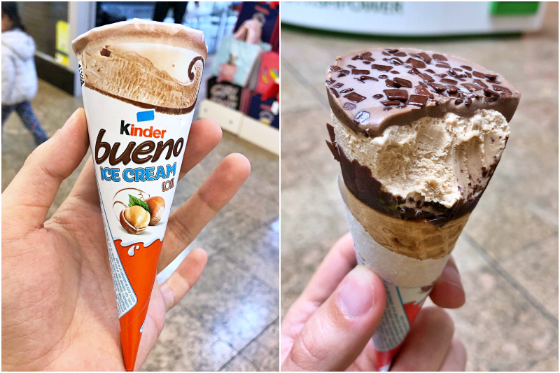 kinder bueno ice cream